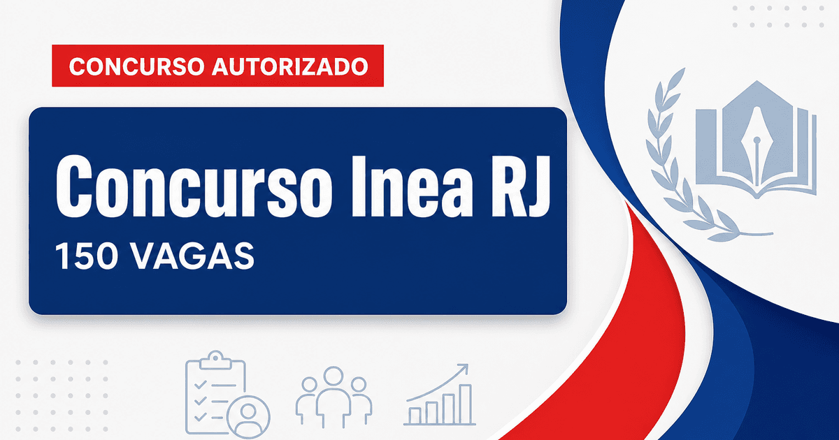 Concurso Inea RJ: governador sinaliza aval para 150 vagas - Instituto Estadual do Ambiente