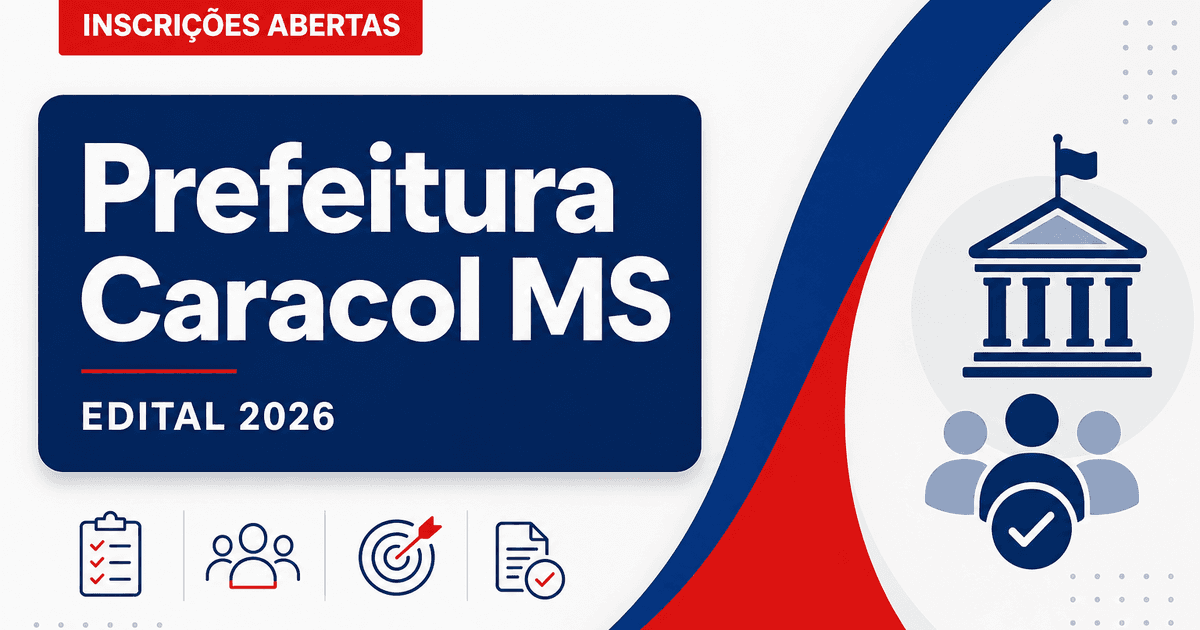 Prefeitura de Caracol - MS abre processo seletivo para o cargo de Motorista do Transporte Escolar - Prefeitura de Caracol