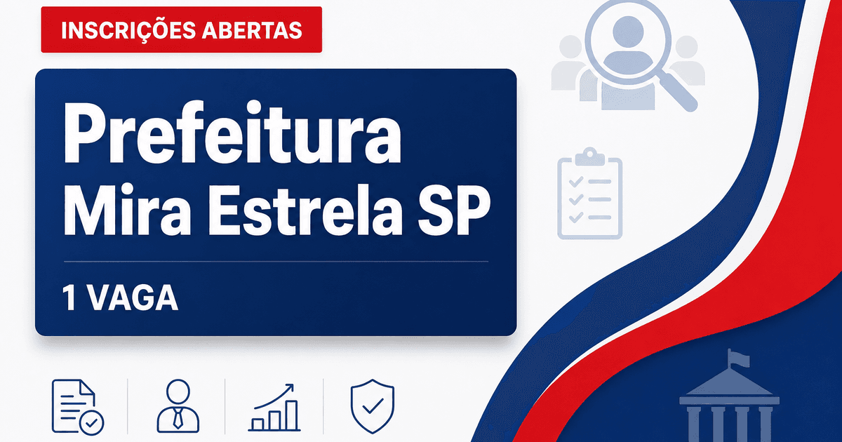 Prefeitura de Mira Estrela: Prefeitura de Mira Estrela - SP abre concurso público com salários de até R$ 6.500,00 - Prefeitura de Mira Estrela