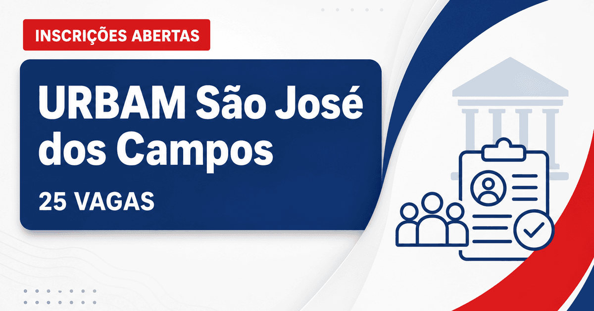 URBAM - Urbanizadora Municipal S.A.: URBAM São José dos Campos - SP reabre inscrições de concurso público para Auxiliar - URBAM - Urbanizadora Municipal S.A.