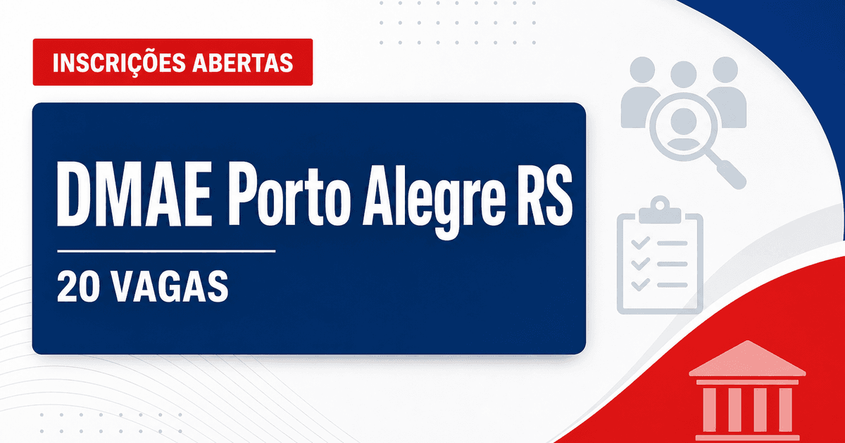DMAE - Departamento Municipal de Água e Esgotos: DMAE de Porto Alegre - RS abre processo seletivo para preencher vagas e - Departamento Municipal de Água e Esgotos