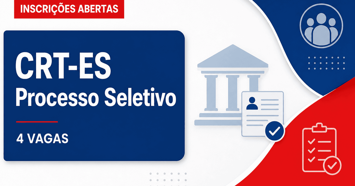 CRT - Conselho Regional dos Técnicos Industriais do Espírito Santo: CRT - ES abre processo seletivo com salários de até - Conselho Regional dos Técnicos Industriais do Espírito Santo