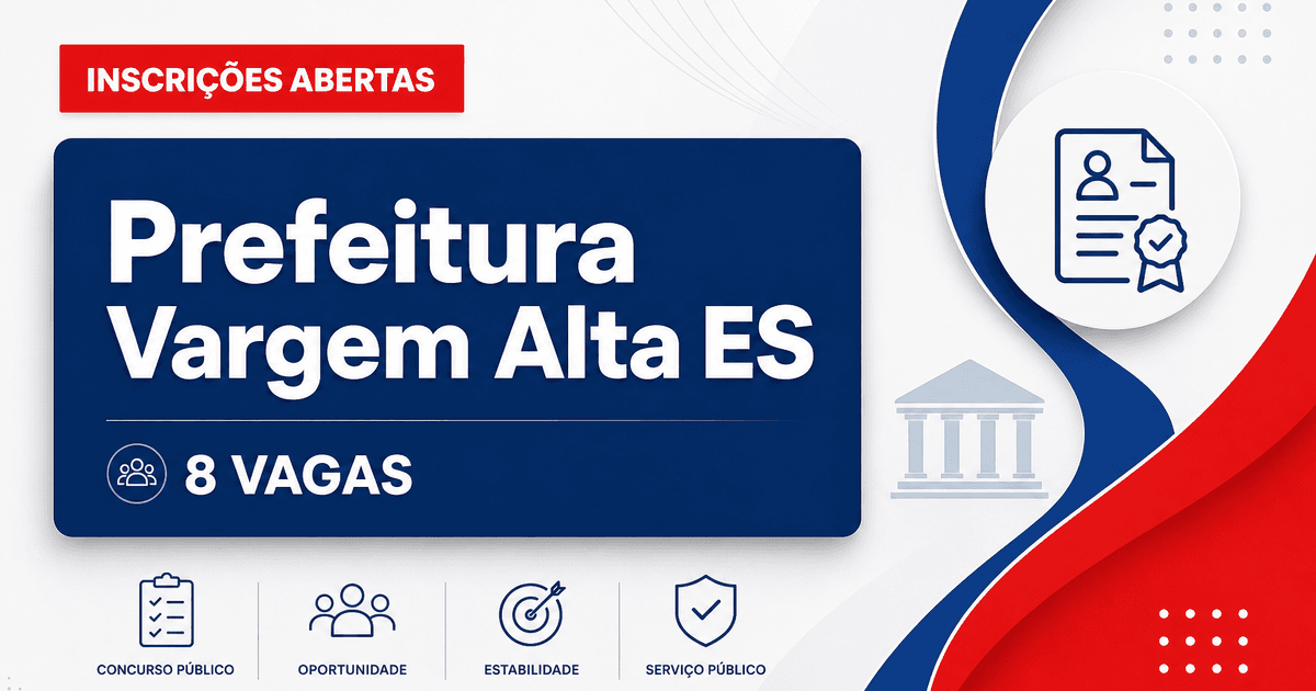 Prefeitura de Vargem Alta: Prefeitura de Vargem Alta - ES abre processo seletivo para Agentes de Saúde e de Endemias - Prefeitura de Vargem Alta