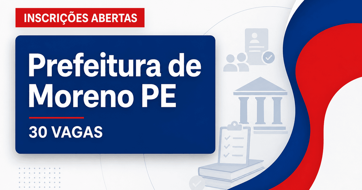 Prefeitura de Moreno: Prefeitura de Moreno - PE abre seleção para Intérprete de Libras e Professores - Prefeitura de Moreno