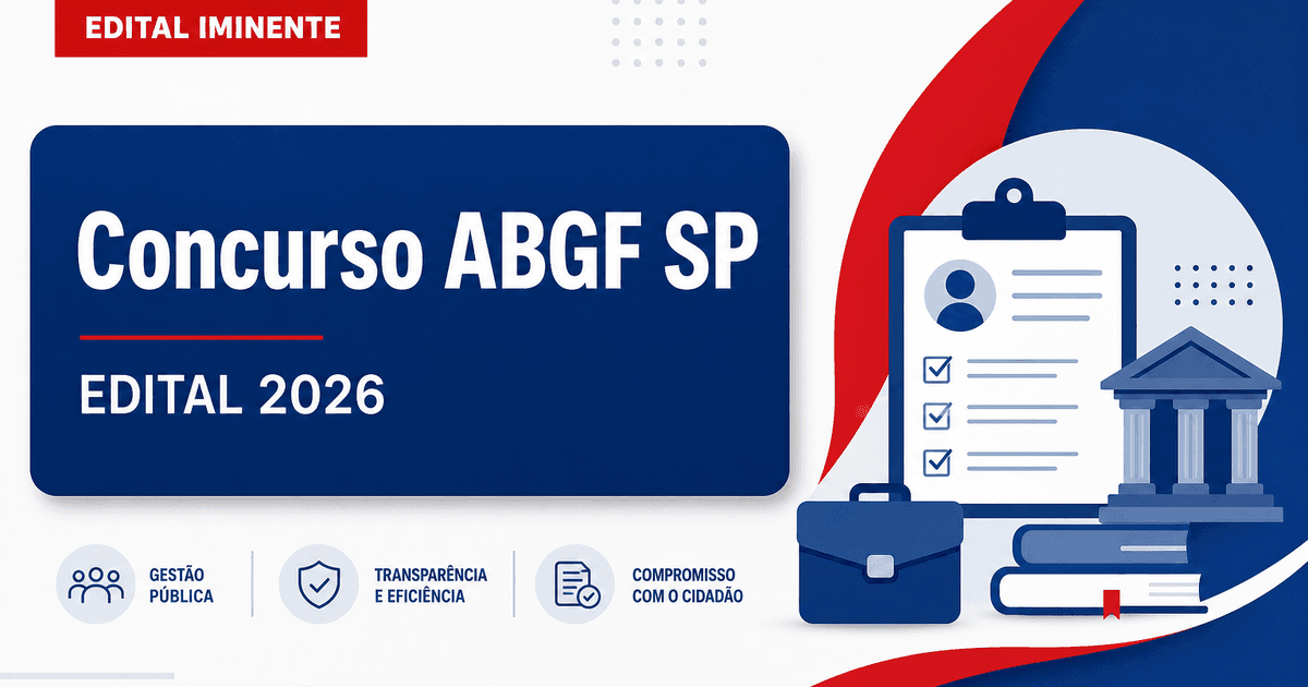 Concurso ABGF: assinado contrato com banca e edital pode sair a qualquer momento - ABGF: assinado contrato com banca e edital pode sair a qualquer momento