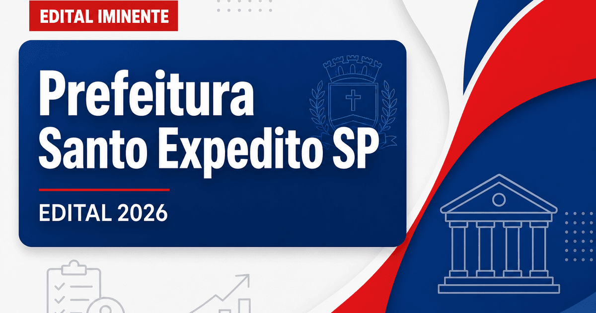 Processo seletivo da Prefeitura de Santo Expedito SP: chances para professores - Prefeitura de Santo Expedito