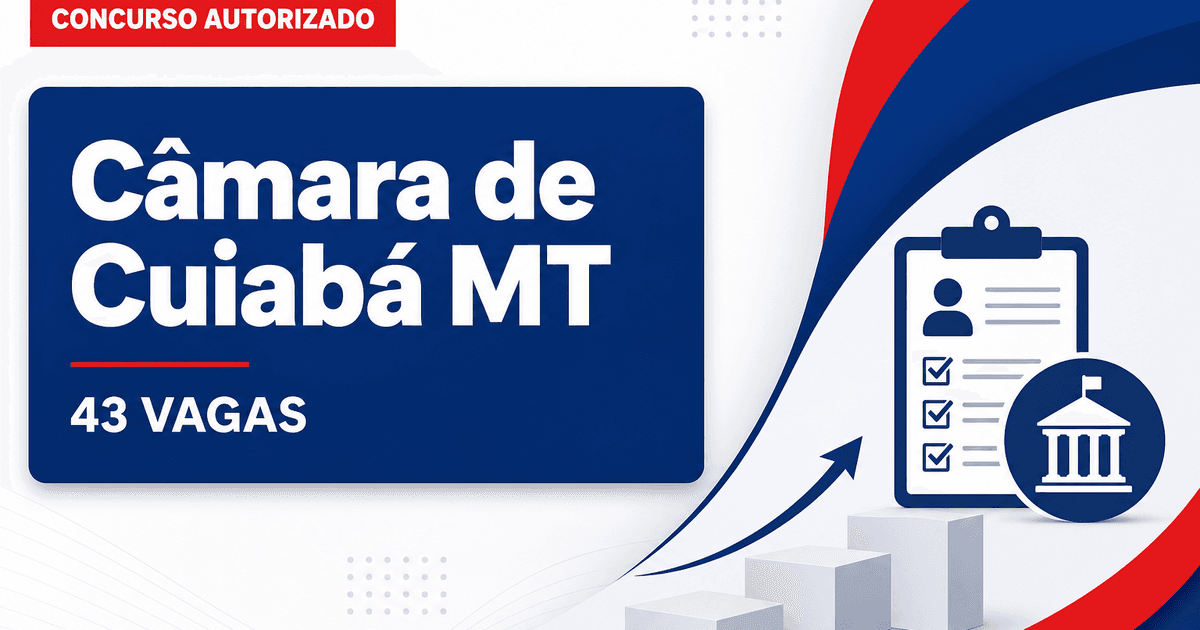 Concurso da Câmara de Cuiabá: comissão formada e previsão de 43 vagas - Câmara de Cuiabá