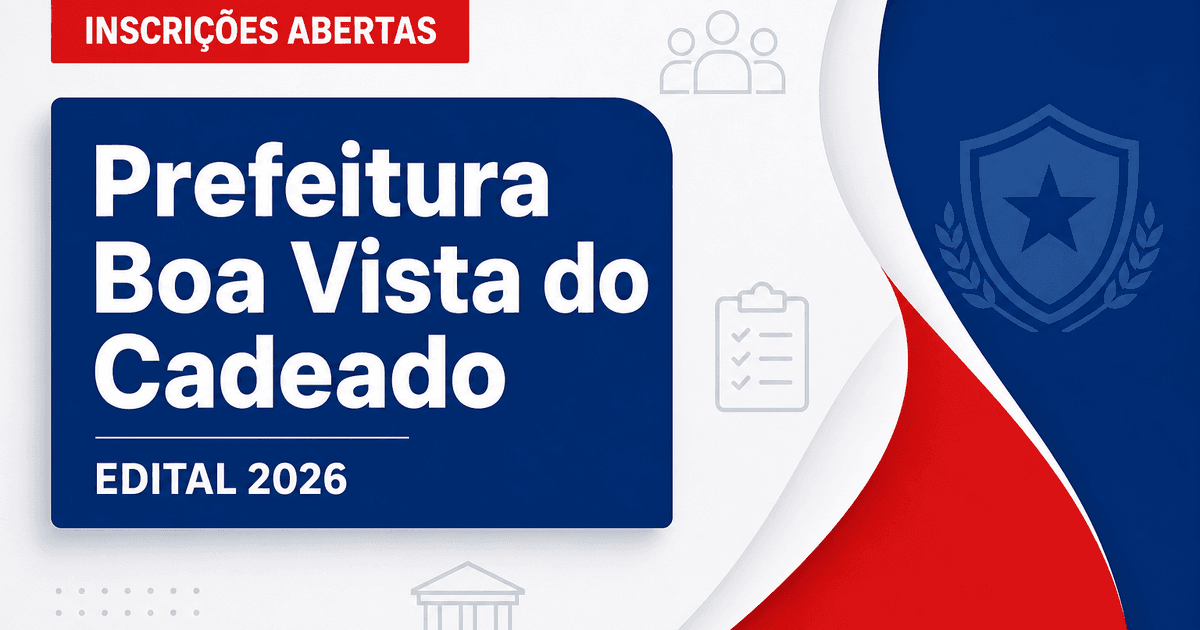 Prefeitura de Boa Vista do Cadeado - RS abre processo seletivo para a Secretaria da Educação - Prefeitura de Boa Vista do Cadeado