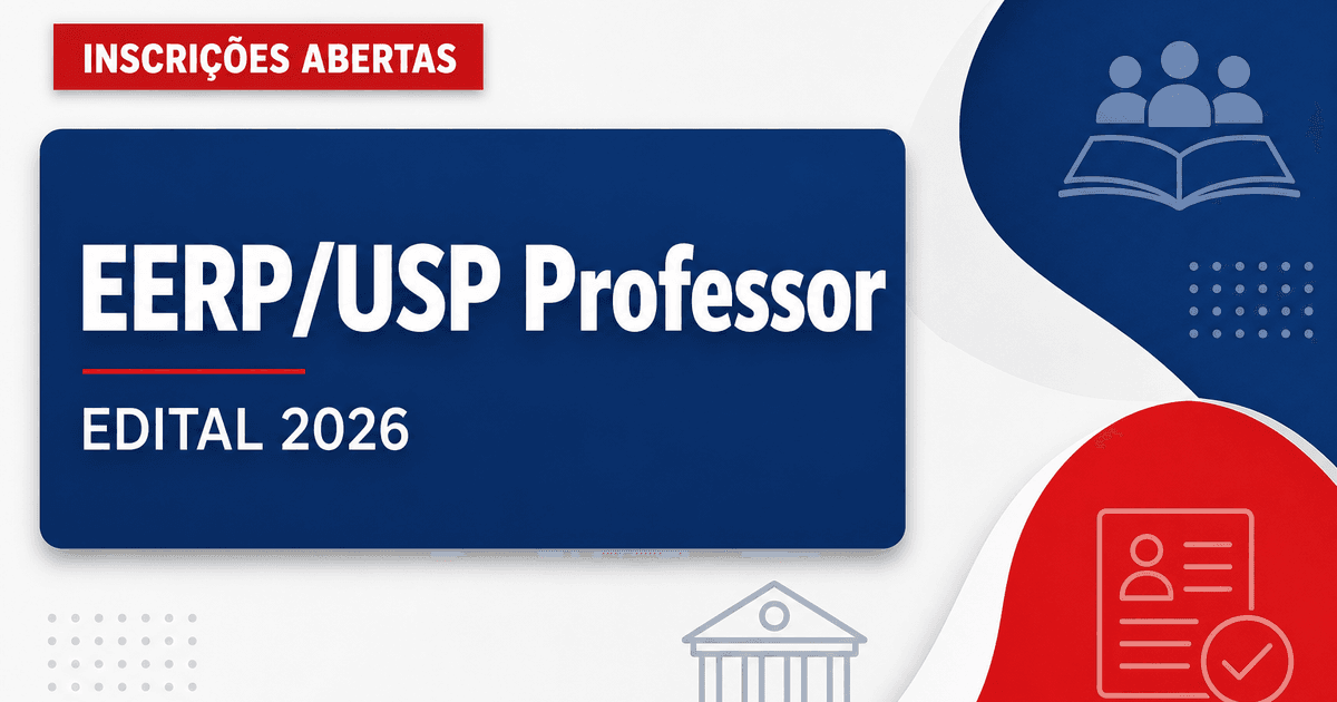 EERP/USP - SP abre processo seletivo para professor contratado na área de ciências biológicas - Escola de Enfermagem de Ribeirão Preto da Universidade de São Paulo