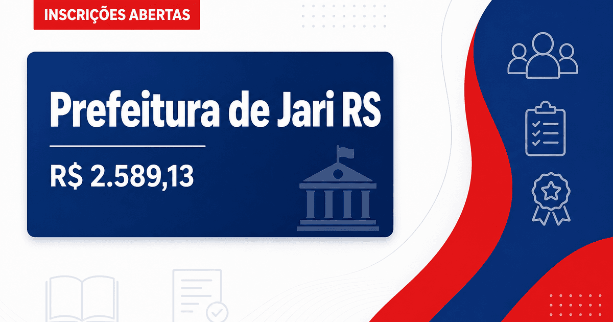 Prefeitura de Jari: Prefeitura de Jari - RS abre seleção para professores e educadores especiais - Prefeitura de Jari