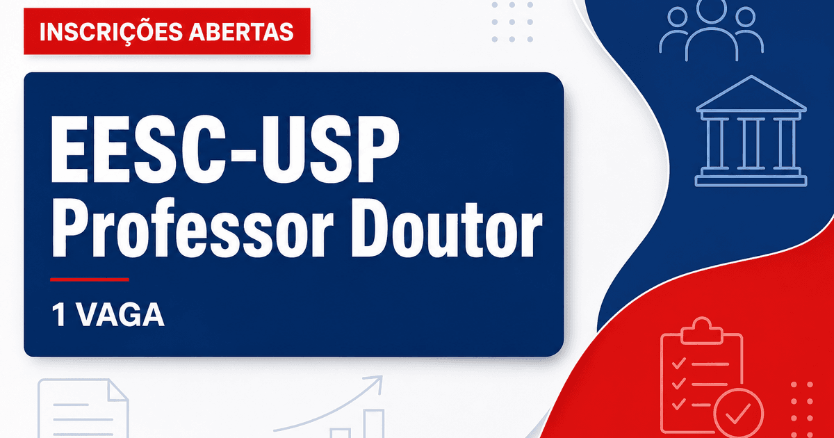 EESC-USP - Escola de Engenharia de São Carlos da Universidade de São Paulo: EESC/USP - SP abre concurso público para Pro - Escola de Engenharia de São Carlos da Universidade de São Paulo