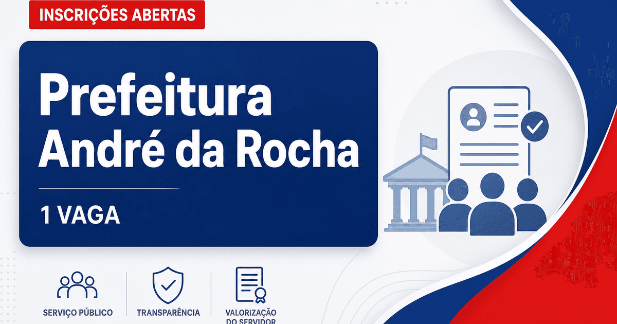 Prefeitura de André da Rocha: Prefeitura de André da Rocha - RS abre processo seletivo para Professor de Língua Portugue - Prefeitura de André da Rocha