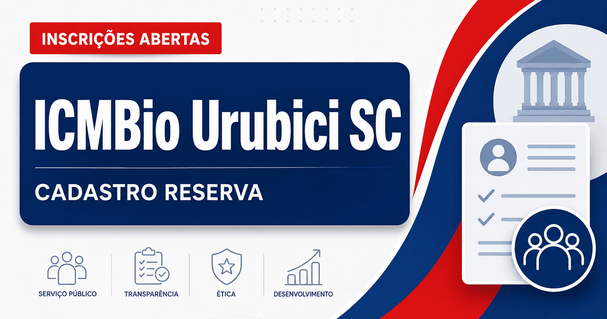 ICMBio abre processo seletivo para cadastro reserva em Urubici SC - Instituto Chico Mendes de Conservação da Biodiversidade
