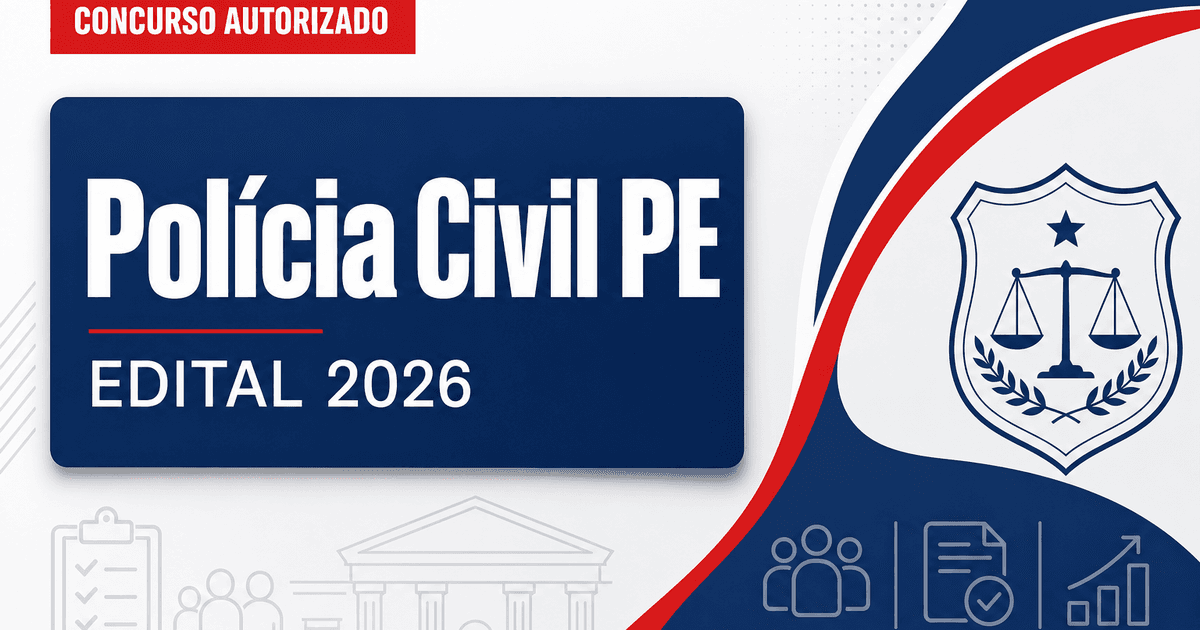 Concurso PC PE: secretário de defesa reforça novas seleções - Polícia Civil de Pernambuco