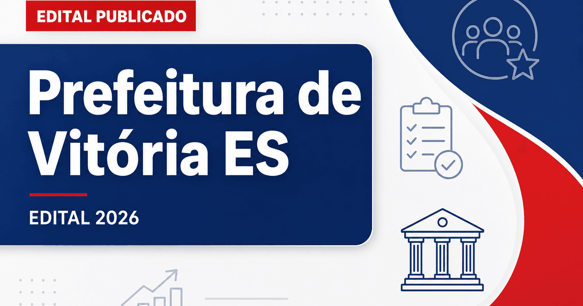 Prefeitura de Vitória - ES abre processos seletivos para profissionais de nível superior - Prefeitura de Vitória