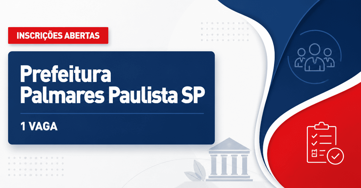 Prefeitura de Palmares Paulista: Prefeitura de Palmares Paulista - SP retifica concurso para Fiscal Tributário - Prefeitura de Palmares Paulista