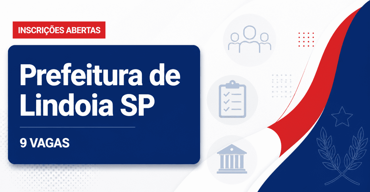 Prefeitura de Lindoia: Prefeitura de Lindoia - SP abre concurso público com salários de até R$ 4,5 mil - Prefeitura de Lindoia