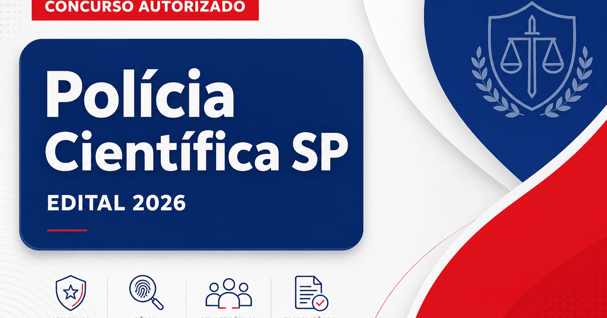 Concurso Polícia Científica SP tem banca mais cotada; veja! - Polícia Científica