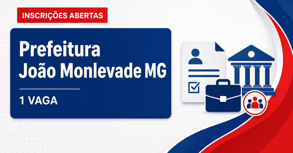 Prefeitura de João Monlevade MG abre processo seletivo com 1 vaga para agente de combate às endemias - Prefeitura de João Monlevade