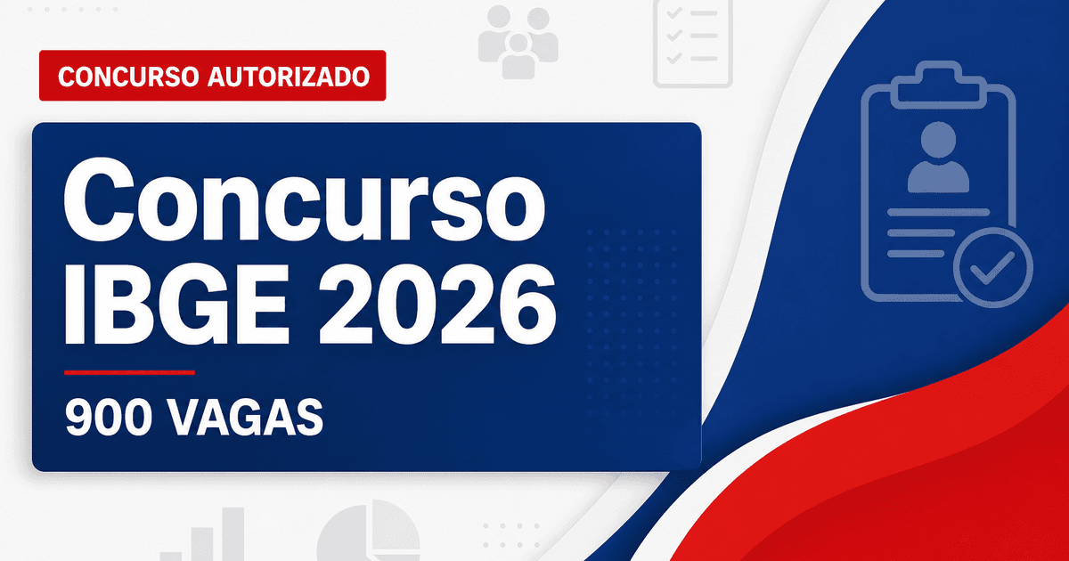 Concurso IBGE: confirmado o envio de novo pedido para 900 vagas efetivas - IBGE: confirmado o envio de novo pedidora 900 vagas efetivas