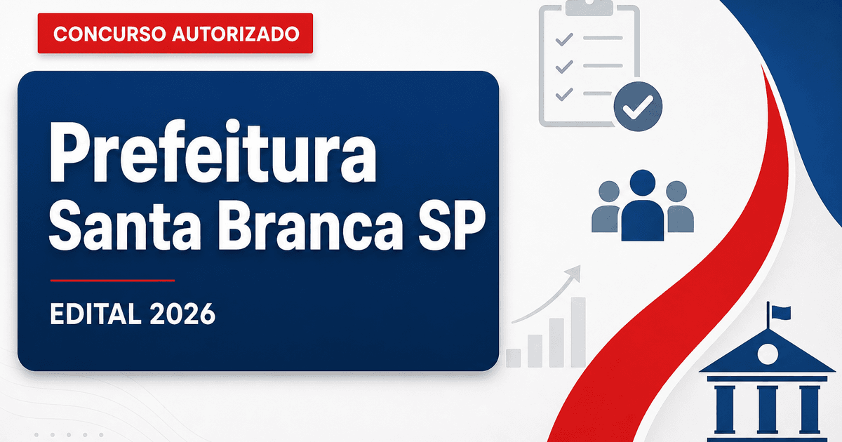 Concurso Prefeitura de Santa Branca SP: assinado contrato com banca para todos os níveis - Prefeitura de Santa Branca
