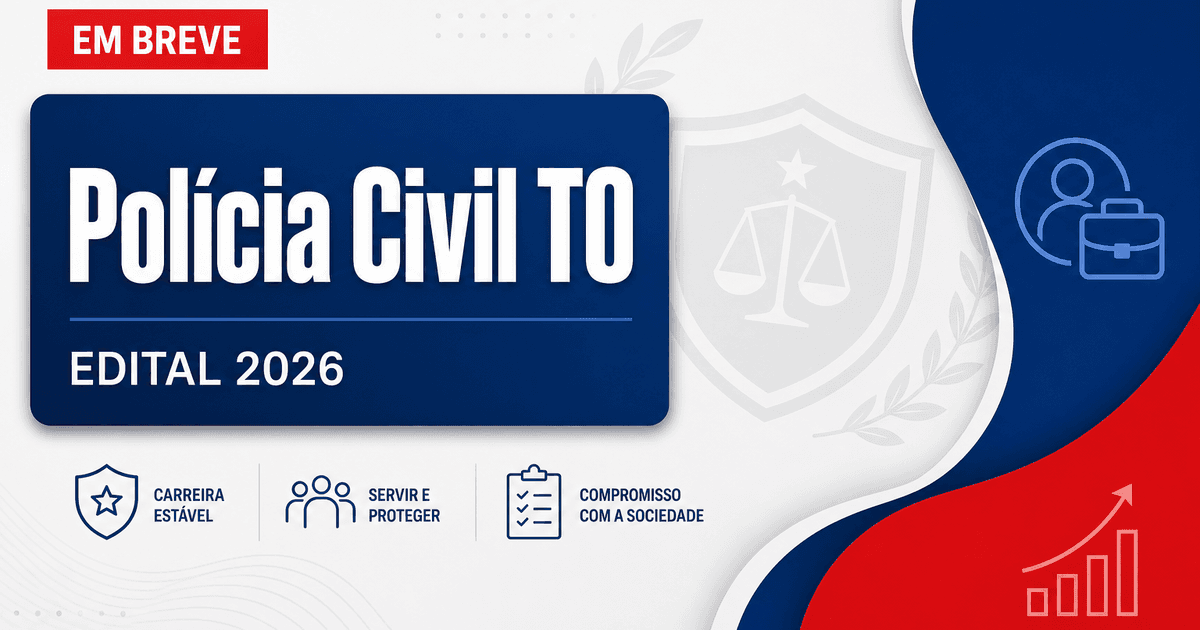 Concurso PC TO é incluído nos projetos estratégicos para 2026 - Polícia Civil