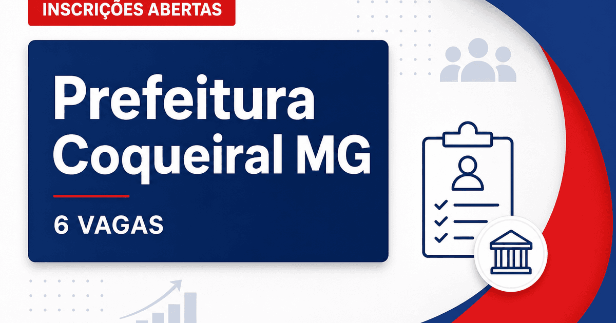 Prefeitura de Coqueiral: Prefeitura de Coqueiral - MG abre processo seletivo com vagas para a Secretaria Municipal de Aç - Prefeitura de Coqueiral