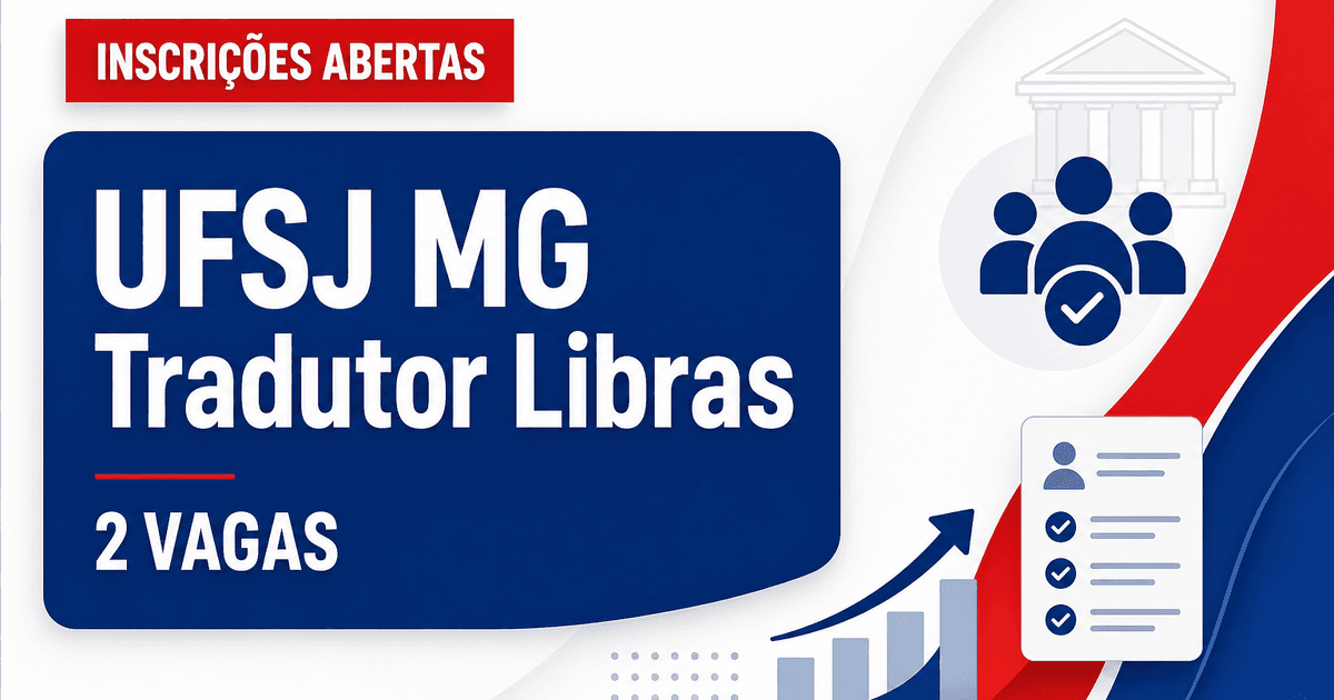 UFSJ - Universidade Federal de São João del-Rei: UFSJ - MG abre vagas para tradutor e intérprete de Libras - Universidade Federal de São João del-Rei