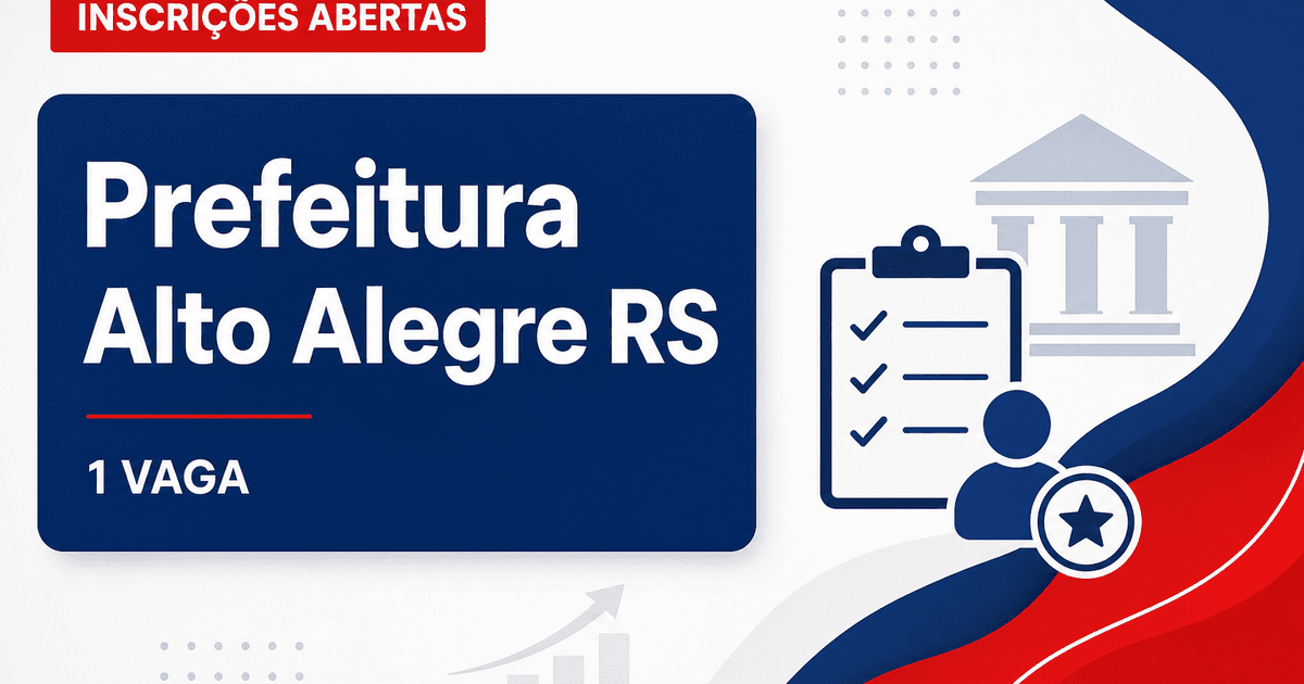 Prefeitura de Alto Alegre: Prefeitura de Alto Alegre - RS abre Processo Seletivo para Odontólogo - Prefeitura de Alto Alegre