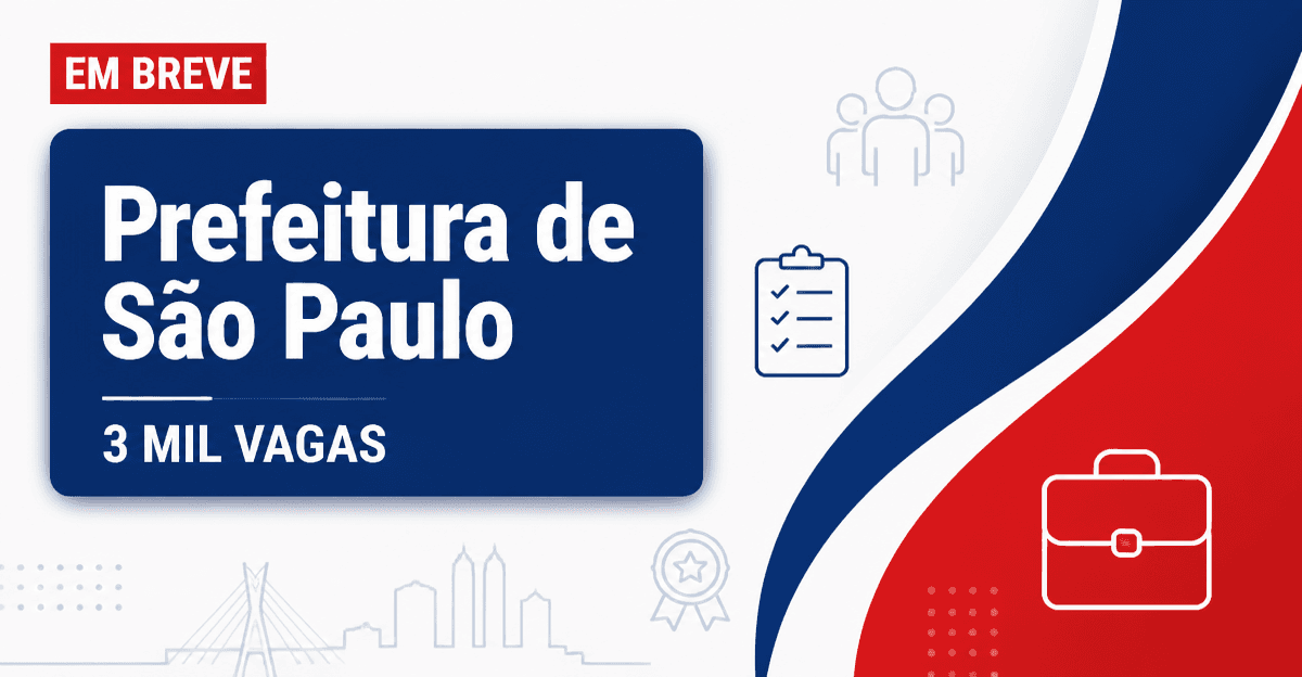 Prefeitura SP oferece 3 mil novas vagas com salários de até R$ 8 mil - Prefeitura de São Paulo