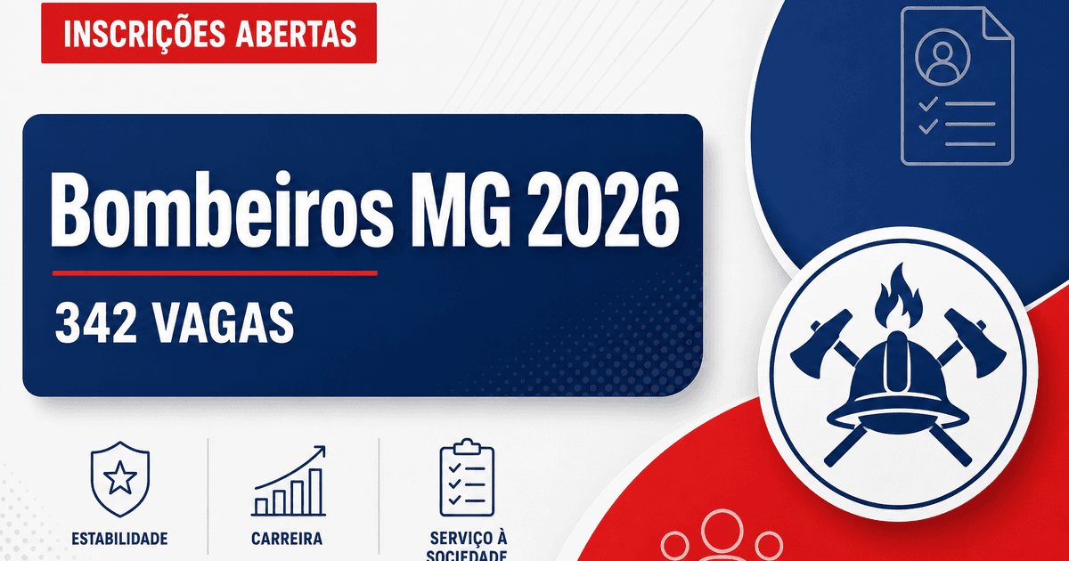 CBMMG - Corpo de Bombeiros Militar de Minas Gerais: CBMMG abre vagas para cursos de formação de Oficiais e Soldados - Corpo de Bombeiros Militar de Minas Gerais