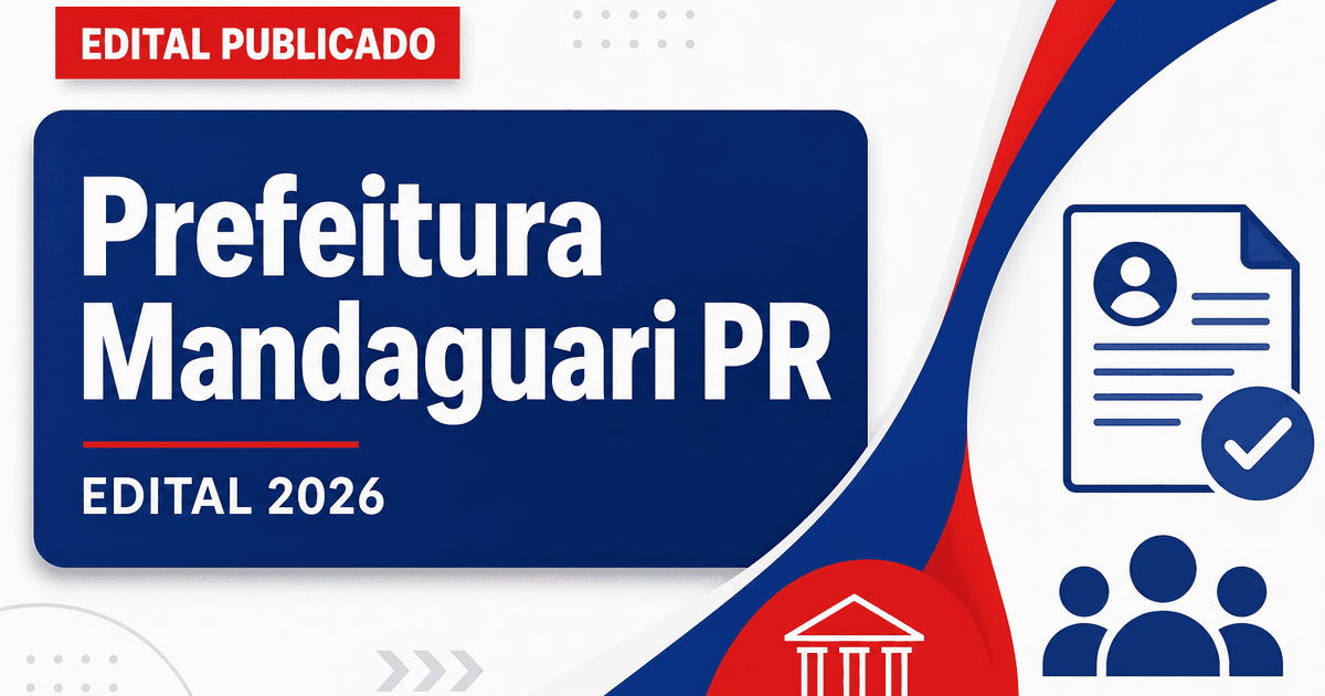 Prefeitura de Mandaguari - PR anuncia vaga para Técnico em Segurança do Trabalho - Prefeitura de Mandaguari