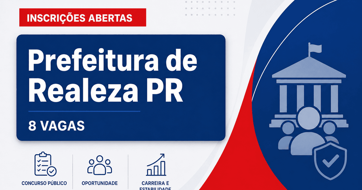 Prefeitura de Realeza: Prefeitura de Realeza - PR abre seleção para Agente da Defesa Civil - Prefeitura de Realeza