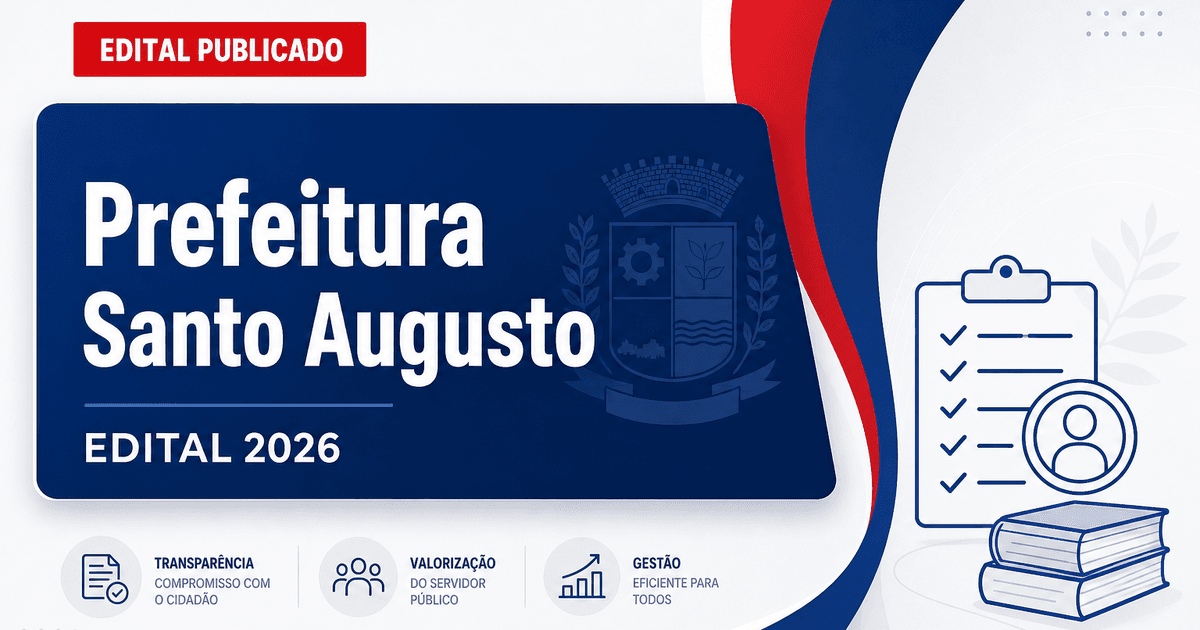 Processo seletivo Prefeitura de Santo Augusto RS cadastro reserva agente de patrimônio - Prefeitura de Santo Augusto