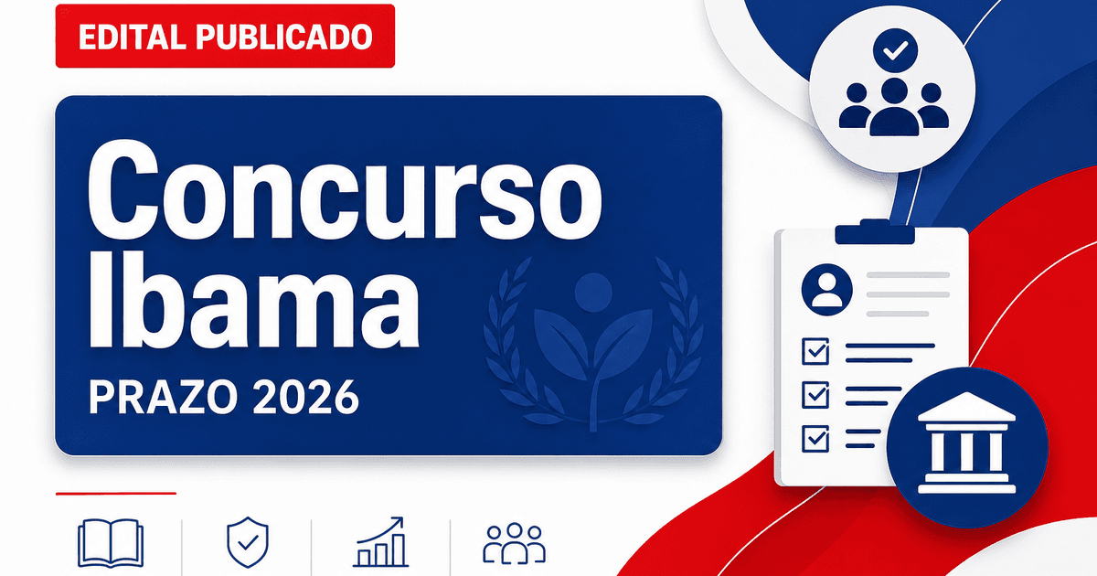 Concurso Ibama tem validade prorrogada; veja novo prazo! - Ibama tem validade prorrogada; veja novo prazo!