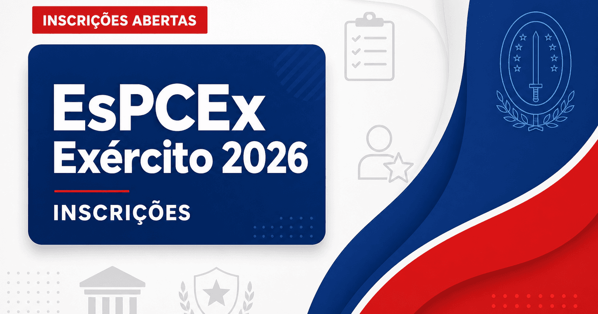 Concurso do Exército: últimas horas de inscrição para a EsPCEx - do Exército: últimas horas de inscriçãora a EsPCEx