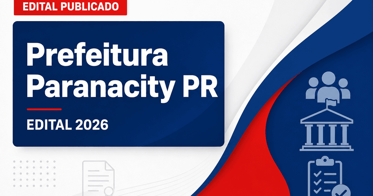 Prefeitura de Paranacity - PR abre processo seletivo para profissionais da educação - Prefeitura de Paranacity