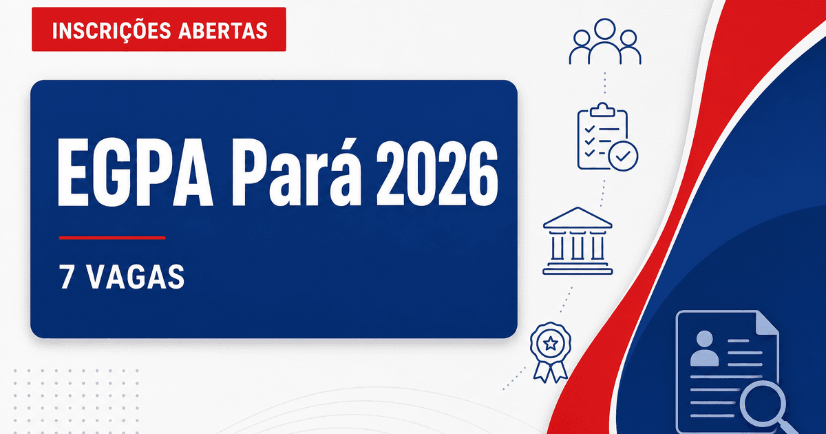 Escola de Governança Pública do Pará abre processo seletivo com 7 vagas - Escola de Governança Pública do Pará