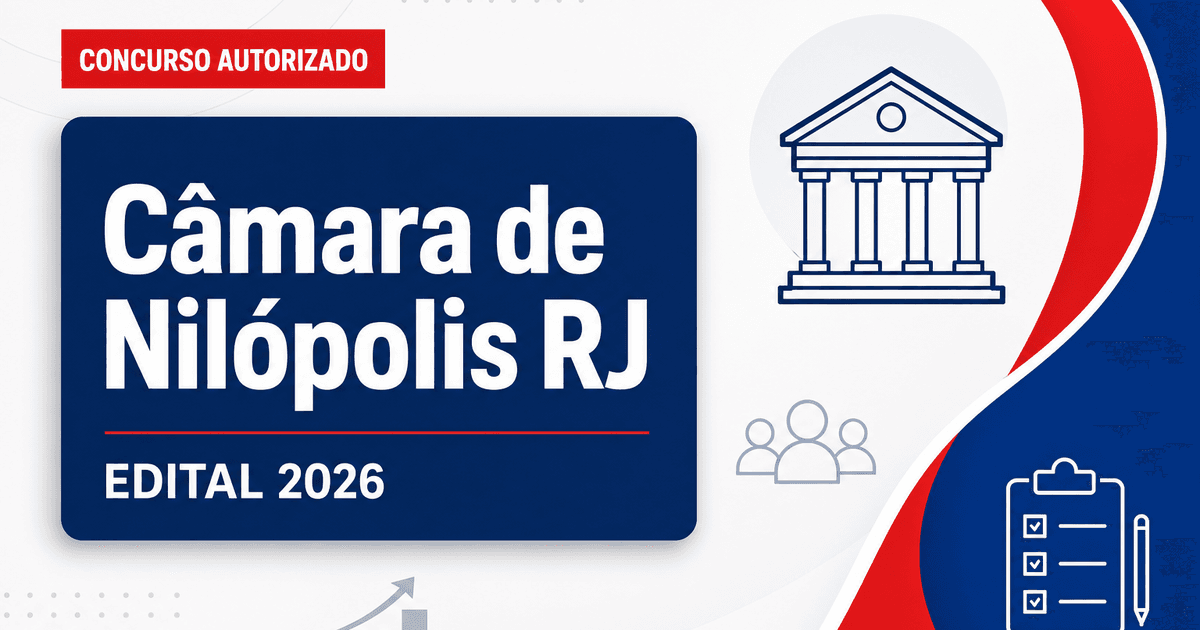 Concurso Câmara de Nilópolis RJ define banca para novo edital - Câmara de Nilópolis