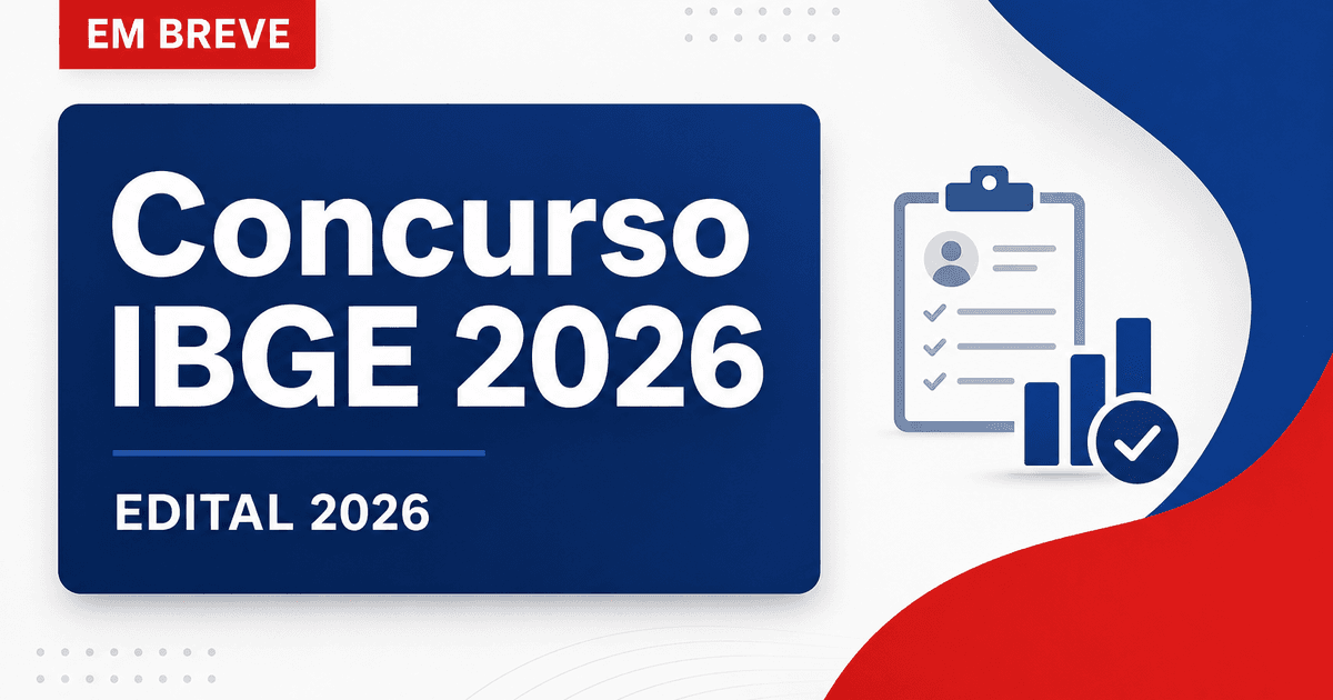 Concurso IBGE 2026: confira a divisão das vagas por estado - IBGE : confira a divisão das vagas por estado