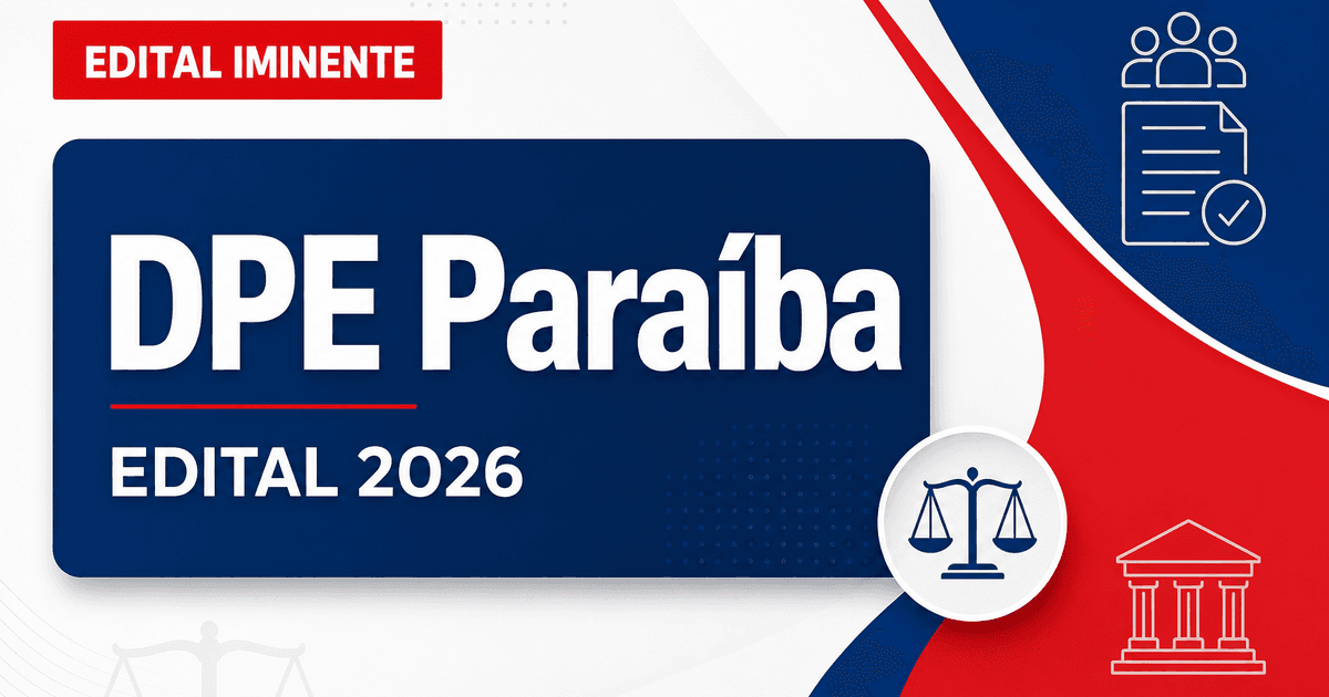 Concurso DPE PB tem banca definida para edital de servidores - Defensoria Pública do Estado