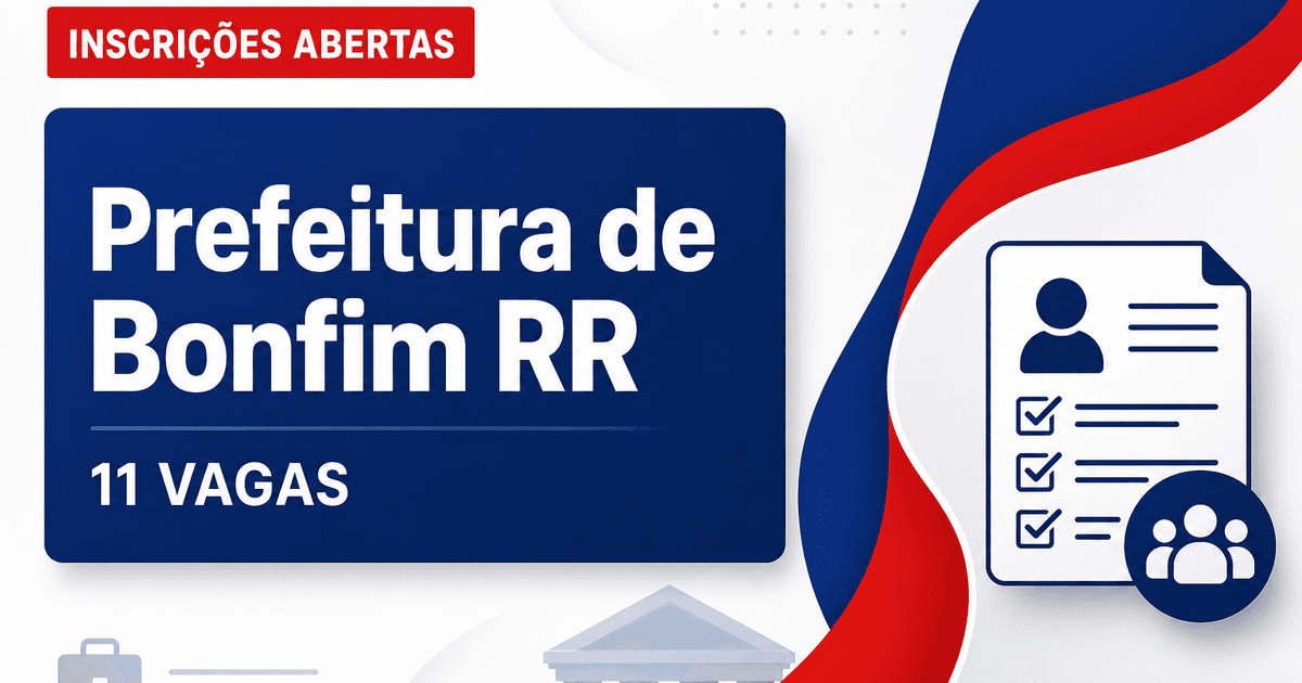 Prefeitura de Bonfim: Prefeitura de Bonfim - RR abre vagas para agentes de saúde e de endemias - Prefeitura de Bonfim