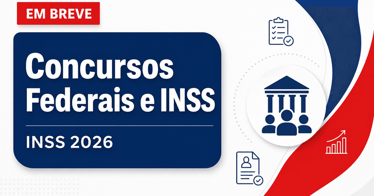 Concursos Federais e INSS se destacam nesta quarta, 17 - s Federais e INSSdestacam nesta quarta, 17