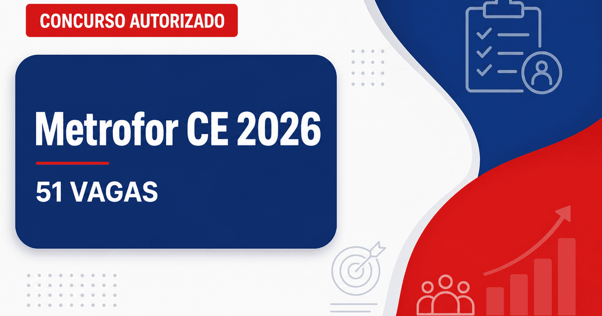 Concurso Metrofor CE: aprovado projeto de lei que cria 51 vagas para nova seleção - Metrofor