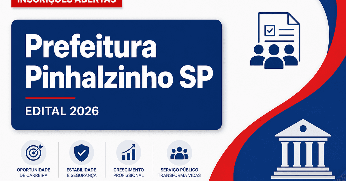 Prefeitura de Pinhalzinho - SP abre processo seletivo para professores - Prefeitura de Pinhalzinho