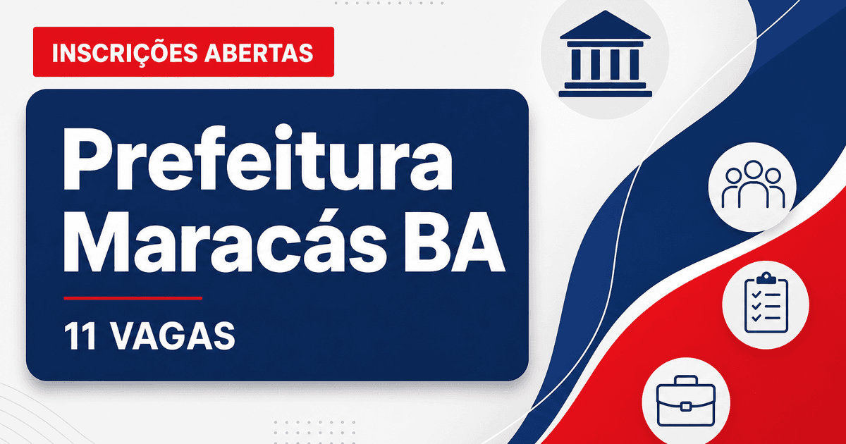 Prefeitura de Maracás: Prefeitura de Maracás - BA abre concurso público com salários de até R$ 5.000,00 - Prefeitura de Maracás