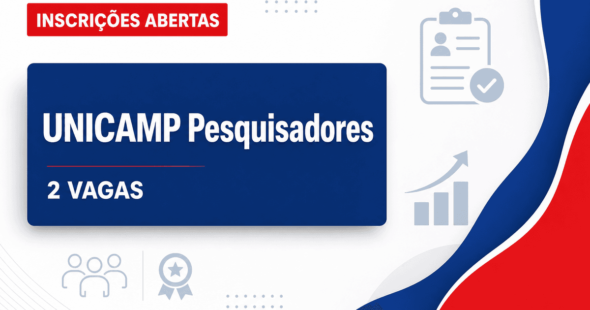 UNICAMP - Universidade Estadual de Campinas: UNICAMP - SP abre concursos para pesquisadores com salários de até R$ 13.95 - Universidade Estadual de Campinas