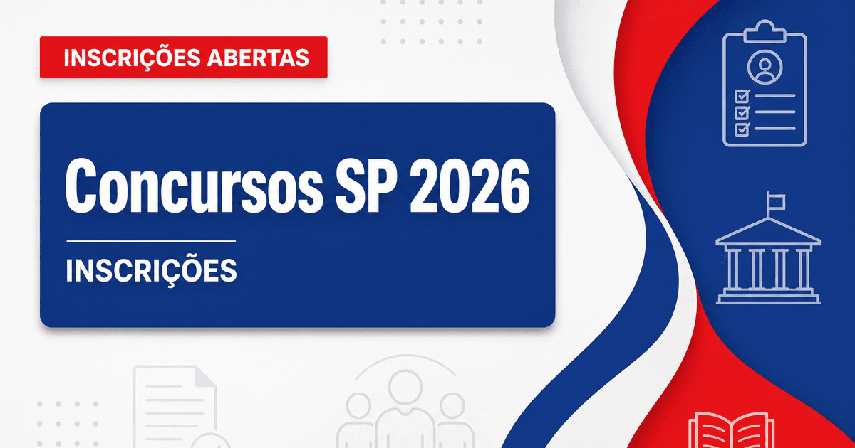 Vagas em SP: veja concursos que abrem e encerram inscrições nesta semana - Vários órgãos