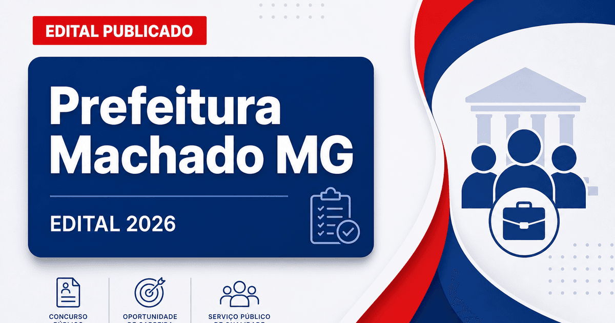 Prefeitura de Machado - MG retifica o processo seletivo para Agentes de Saúde e de Endemias - Prefeitura de Machado