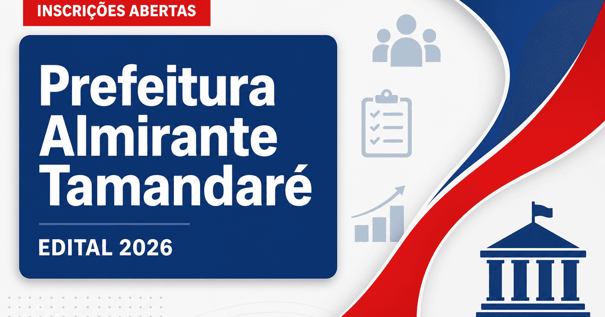 Prefeitura de Almirante Tamandaré - PR abre processo seletivo para Agente de Operações I - Prefeitura de Almirante Tamandaré